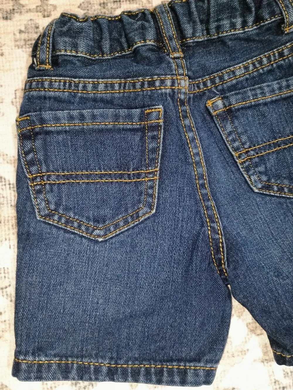 4/$15 Dark Wash Jean Short, 2T